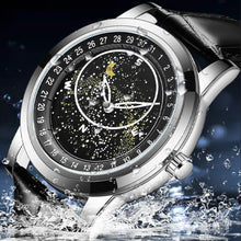 Load image into Gallery viewer, Sanda 7001 Leather Strap Luminous Waterproof Mechanical Watch