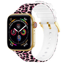 Load image into Gallery viewer, Square Buckle Color Printing Watch Band For Apple Watch Series, 7 45mm / 6&amp;SE&amp;5&amp;4 44mm / 3&amp;2&amp;1 42mm, 7 41mm / 6&amp;SE&amp;5&amp;4 40mm / 3&amp;2&amp;1 38mm
