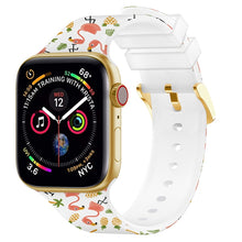 Load image into Gallery viewer, Square Buckle Color Printing Watch Band For Apple Watch Series, 7 45mm / 6&amp;SE&amp;5&amp;4 44mm / 3&amp;2&amp;1 42mm, 7 41mm / 6&amp;SE&amp;5&amp;4 40mm / 3&amp;2&amp;1 38mm