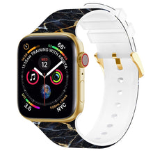 Load image into Gallery viewer, Square Buckle Color Printing Watch Band For Apple Watch Series, 7 45mm / 6&amp;SE&amp;5&amp;4 44mm / 3&amp;2&amp;1 42mm, 7 41mm / 6&amp;SE&amp;5&amp;4 40mm / 3&amp;2&amp;1 38mm