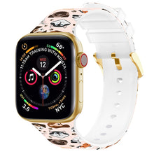 Load image into Gallery viewer, Square Buckle Color Printing Watch Band For Apple Watch Series, 7 45mm / 6&amp;SE&amp;5&amp;4 44mm / 3&amp;2&amp;1 42mm, 7 41mm / 6&amp;SE&amp;5&amp;4 40mm / 3&amp;2&amp;1 38mm