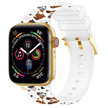 Load image into Gallery viewer, Square Buckle Color Printing Watch Band For Apple Watch Series, 7 45mm / 6&amp;SE&amp;5&amp;4 44mm / 3&amp;2&amp;1 42mm, 7 41mm / 6&amp;SE&amp;5&amp;4 40mm / 3&amp;2&amp;1 38mm