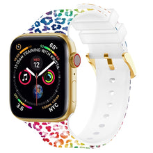 Load image into Gallery viewer, Square Buckle Color Printing Watch Band For Apple Watch Series, 7 45mm / 6&amp;SE&amp;5&amp;4 44mm / 3&amp;2&amp;1 42mm, 7 41mm / 6&amp;SE&amp;5&amp;4 40mm / 3&amp;2&amp;1 38mm