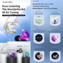 Load image into Gallery viewer, QKZ AK6 PLUS HiFi Bass Detachable Audio Cable Dynamic Heavy Bass Wired Earphone, with Mic, without Mic