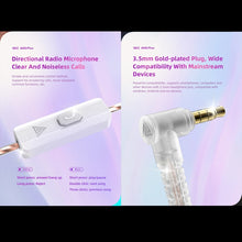 Load image into Gallery viewer, QKZ AK6 PLUS HiFi Bass Detachable Audio Cable Dynamic Heavy Bass Wired Earphone, with Mic, without Mic
