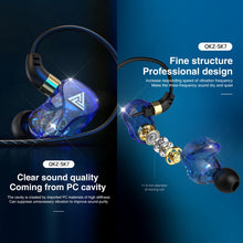Load image into Gallery viewer, QKZ SK7 3.5mm Sports In-ear Copper Driver Wired HIFI Stereo Earphone with Mic