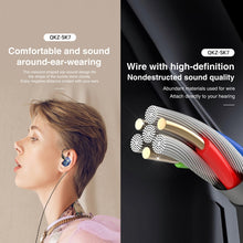 Load image into Gallery viewer, QKZ SK7 3.5mm Sports In-ear Copper Driver Wired HIFI Stereo Earphone with Mic