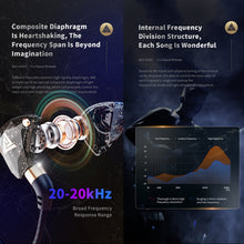Load image into Gallery viewer, QKZ SK8 3.5mm Sports In-ear Dynamic HIFI Monitor Earphone with Mic