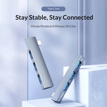 Load image into Gallery viewer, ORICO AH-W13 USB 3.1x1 + USB 2.0x2 to USB-C/Type-C Transmission + Charging Docking Station