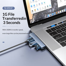 Load image into Gallery viewer, ORICO AH-W13 USB 3.1x1 + USB 2.0x2 to USB-C/Type-C Transmission + Charging Docking Station