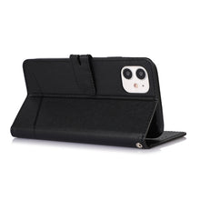 Load image into Gallery viewer, Cross Texture Horizontal Flip Leather Phone Case, For iPhone 11