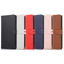 Load image into Gallery viewer, Cross Texture Horizontal Flip Leather Phone Case, For iPhone 11