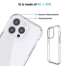 Load image into Gallery viewer, Crystal Clear Phone Case, For iPhone 14 Plus