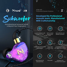 Load image into Gallery viewer, QKZ ZEN In-ear Subwoofer Wire-controlled Music Running Sports Earphone with Mic