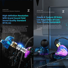 Load image into Gallery viewer, QKZ ZEN In-ear Subwoofer Wire-controlled Music Running Sports Earphone with Mic
