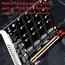 Load image into Gallery viewer, PH44 NVME 4 Disk Array Card PCI-E Signal Split Array Card