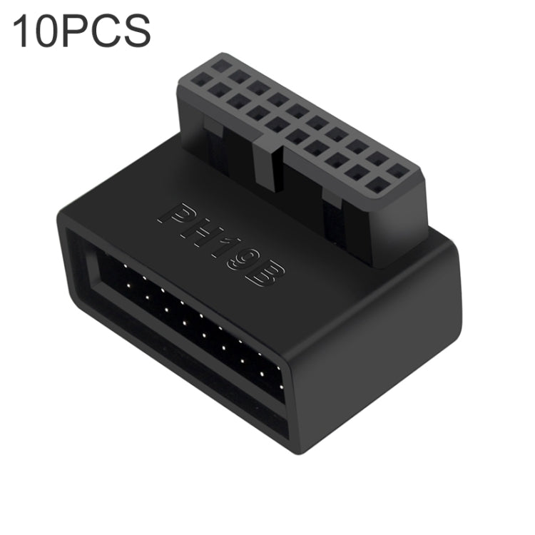 10 PCS 3.0 19P 20P 90 Degree Motherboard Male To Female Extension Adapter, Model:, PH19A, PH19B