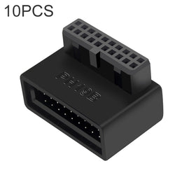 10 PCS 3.0 19P 20P 90 Degree Motherboard Male To Female Extension Adapter, Model:, PH19A, PH19B