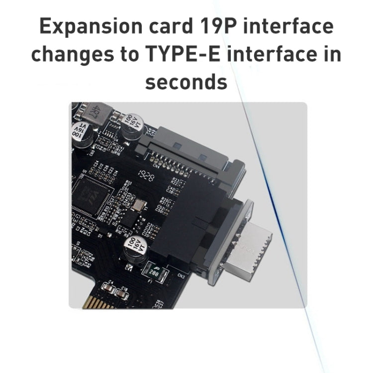 10 PCS 73S Mainboard USB 3.0 19P/20P to Type-E90 Degree Adapter, 10pcs