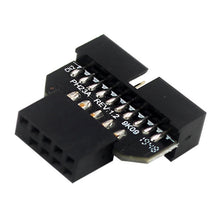 Load image into Gallery viewer, 10 PCS Motherboard USB 2.0 9Pin to USB 3.0 19Pin Plug-in Connector Adapter, PH23A, PH23B