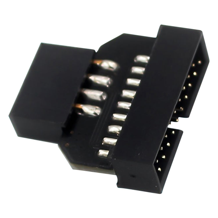 10 PCS Motherboard USB 2.0 9Pin to USB 3.0 19Pin Plug-in Connector Adapter, PH23A, PH23B