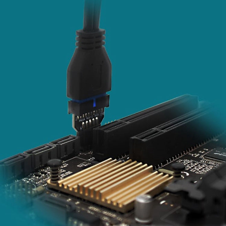 10 PCS Motherboard USB 2.0 9Pin to USB 3.0 19Pin Plug-in Connector Adapter, PH23A, PH23B