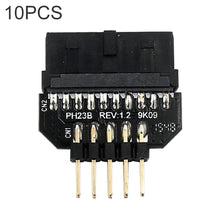 Load image into Gallery viewer, 10 PCS Motherboard USB 2.0 9Pin to USB 3.0 19Pin Plug-in Connector Adapter, PH23A, PH23B
