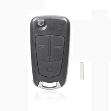 Load image into Gallery viewer, For Opel Car Foldable Blade Key Case with Screw Hole, 2-button HU100 without Slot, 3-button HU100 without Slot