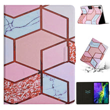 Load image into Gallery viewer, Marble Pattern Smart Leather Tablet Case, For iPad Pro 10.5 2019 / 10.2, For iPad Pro 11 2020, For iPad Air / Air 2 / 9.7 2018 / 2017, For iPad mini 2024 /mini 6, For iPad mini 5 / 4 / 3 / 2 / 1, For iPad mini 2024 / mini 6