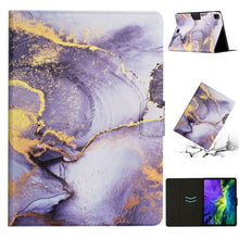 Load image into Gallery viewer, Marble Pattern Smart Leather Tablet Case, For iPad Pro 10.5 2019 / 10.2, For iPad Pro 11 2020, For iPad Air / Air 2 / 9.7 2018 / 2017, For iPad mini 2024 /mini 6, For iPad mini 5 / 4 / 3 / 2 / 1, For iPad mini 2024 / mini 6