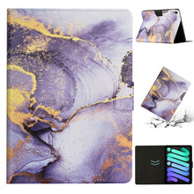 Load image into Gallery viewer, Marble Pattern Smart Leather Tablet Case, For iPad Pro 10.5 2019 / 10.2, For iPad Pro 11 2020, For iPad Air / Air 2 / 9.7 2018 / 2017, For iPad mini 2024 /mini 6, For iPad mini 5 / 4 / 3 / 2 / 1, For iPad mini 2024 / mini 6