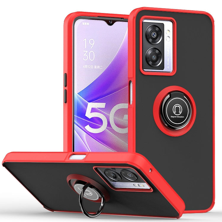 Q Shadow 1 Series TPU + PC Phone Case with Ring Holder, For OPPO A57 5G, For OPPO A74 4G, For OPPO Reno8 Pro+, For OPPO Reno8, For Motorola Moto G52, For TCL Stylus 5G, For Samsung Galaxy Xcover6 Pro