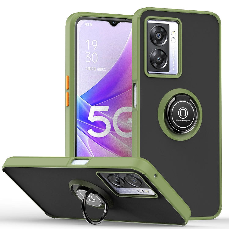 Q Shadow 1 Series TPU + PC Phone Case with Ring Holder, For OPPO A57 5G, For OPPO A74 4G, For OPPO Reno8 Pro+, For OPPO Reno8, For Motorola Moto G52, For TCL Stylus 5G, For Samsung Galaxy Xcover6 Pro