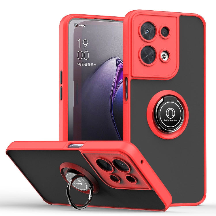 Q Shadow 1 Series TPU + PC Phone Case with Ring Holder, For OPPO A57 5G, For OPPO A74 4G, For OPPO Reno8 Pro+, For OPPO Reno8, For Motorola Moto G52, For TCL Stylus 5G, For Samsung Galaxy Xcover6 Pro