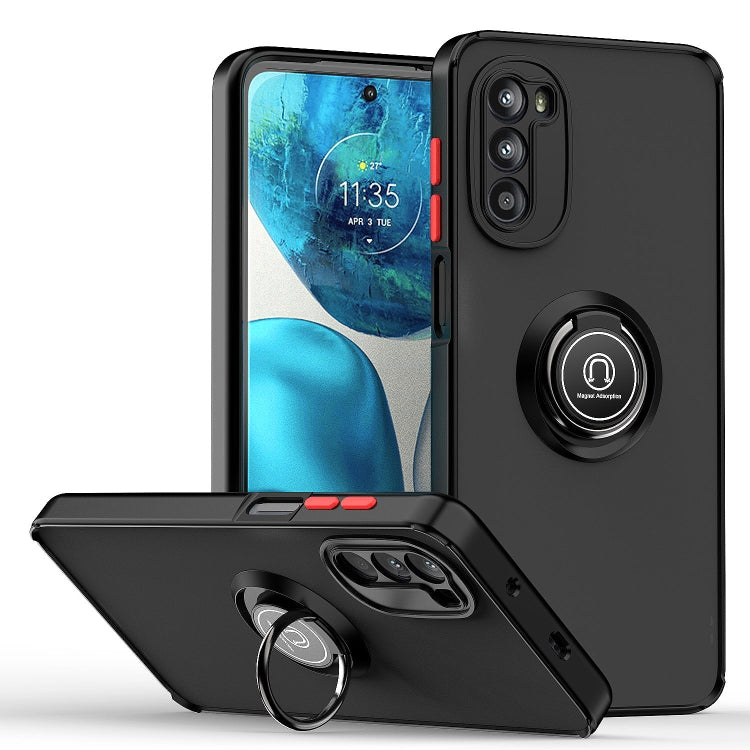 Q Shadow 1 Series TPU + PC Phone Case with Ring Holder, For OPPO A57 5G, For OPPO A74 4G, For OPPO Reno8 Pro+, For OPPO Reno8, For Motorola Moto G52, For TCL Stylus 5G, For Samsung Galaxy Xcover6 Pro