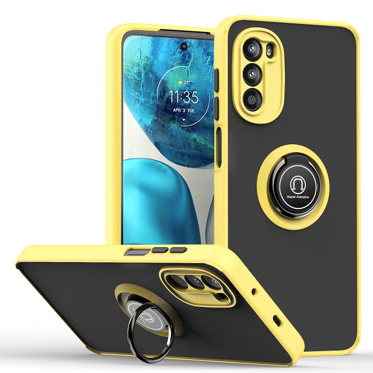 Q Shadow 1 Series TPU + PC Phone Case with Ring Holder, For OPPO A57 5G, For OPPO A74 4G, For OPPO Reno8 Pro+, For OPPO Reno8, For Motorola Moto G52, For TCL Stylus 5G, For Samsung Galaxy Xcover6 Pro