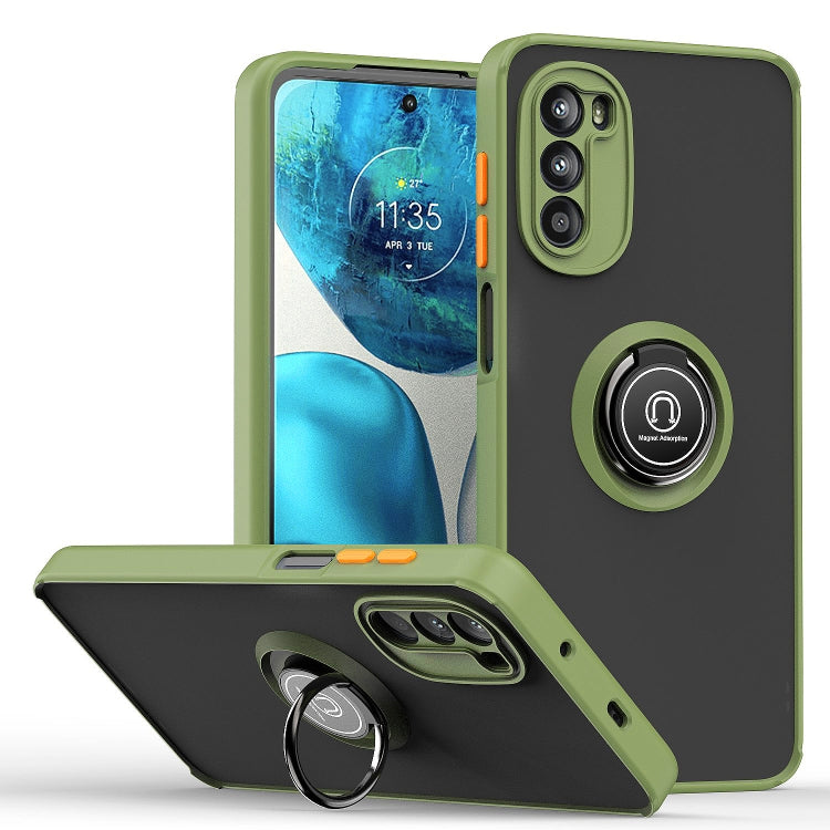 Q Shadow 1 Series TPU + PC Phone Case with Ring Holder, For OPPO A57 5G, For OPPO A74 4G, For OPPO Reno8 Pro+, For OPPO Reno8, For Motorola Moto G52, For TCL Stylus 5G, For Samsung Galaxy Xcover6 Pro