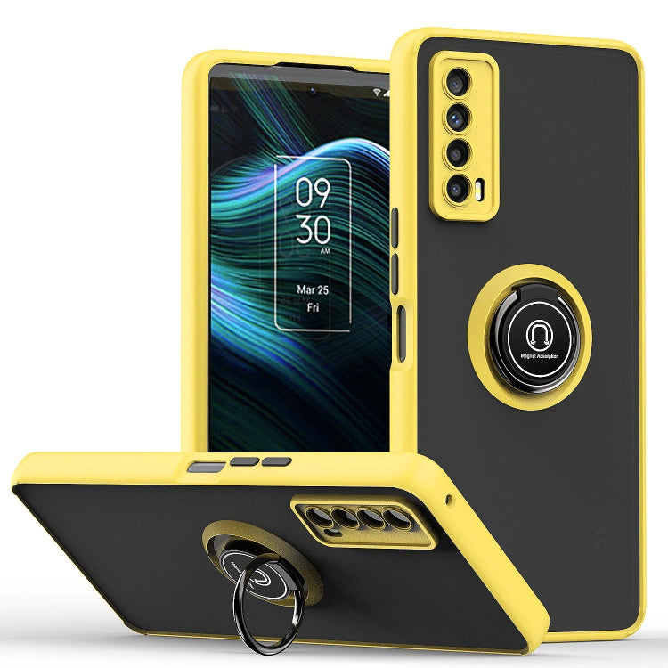 Q Shadow 1 Series TPU + PC Phone Case with Ring Holder, For OPPO A57 5G, For OPPO A74 4G, For OPPO Reno8 Pro+, For OPPO Reno8, For Motorola Moto G52, For TCL Stylus 5G, For Samsung Galaxy Xcover6 Pro