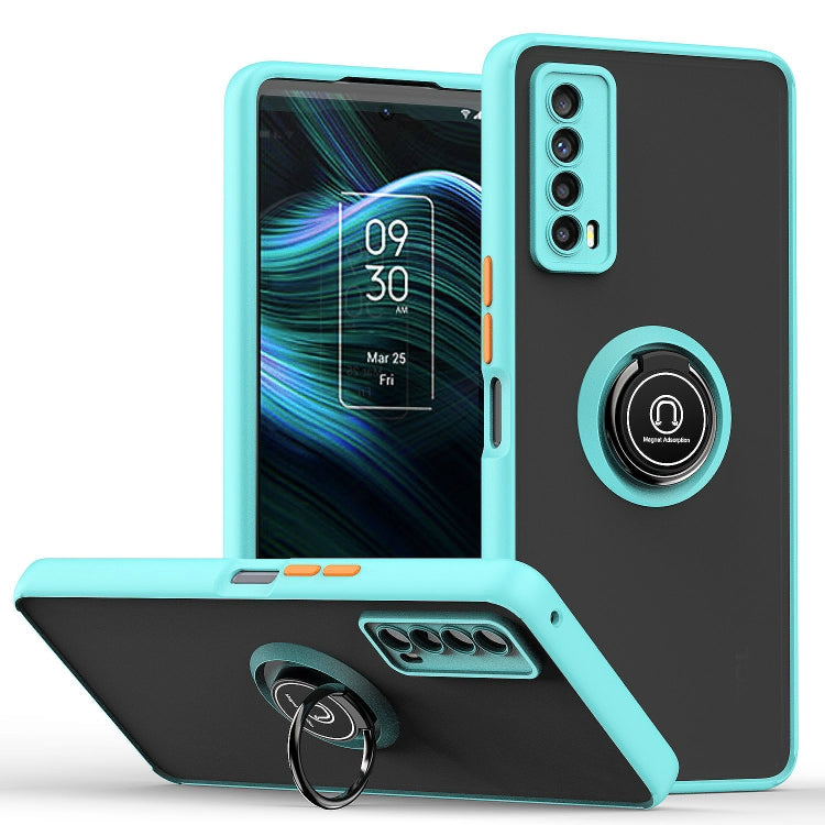 Q Shadow 1 Series TPU + PC Phone Case with Ring Holder, For OPPO A57 5G, For OPPO A74 4G, For OPPO Reno8 Pro+, For OPPO Reno8, For Motorola Moto G52, For TCL Stylus 5G, For Samsung Galaxy Xcover6 Pro