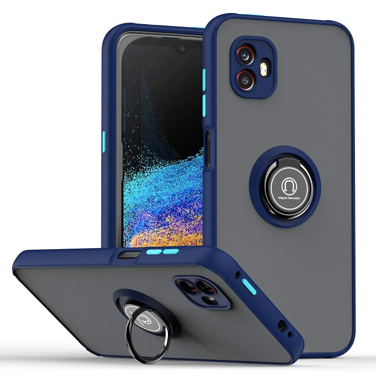 Q Shadow 1 Series TPU + PC Phone Case with Ring Holder, For OPPO A57 5G, For OPPO A74 4G, For OPPO Reno8 Pro+, For OPPO Reno8, For Motorola Moto G52, For TCL Stylus 5G, For Samsung Galaxy Xcover6 Pro