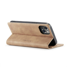 Load image into Gallery viewer, CaseMe-013 Multifunctional Retro Frosted Leather Phone Case, For iPhone 14, For iPhone 14 Plus, For iPhone 14 Pro, For iPhone 14 Pro Max