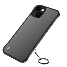 Load image into Gallery viewer, Metal Lens Frosted Finger Ring Strap Phone Case, For iPhone 14, For iPhone 14 Plus, For iPhone 14 Pro, For iPhone 14 Pro Max