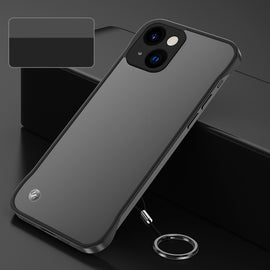 Metal Lens Frosted Finger Ring Strap Phone Case, For iPhone 14, For iPhone 14 Plus, For iPhone 14 Pro, For iPhone 14 Pro Max