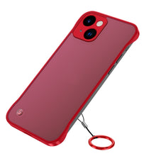 Load image into Gallery viewer, Metal Lens Frosted Finger Ring Strap Phone Case, For iPhone 14, For iPhone 14 Plus, For iPhone 14 Pro, For iPhone 14 Pro Max
