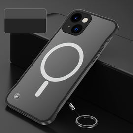 Metal Lens Frosted Magsafe Phone Case, For iPhone 14, For iPhone 14 Plus, For iPhone 14 Pro, For iPhone 14 Pro Max