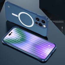 Load image into Gallery viewer, Metal Lens Frosted Magsafe Phone Case, For iPhone 14, For iPhone 14 Plus, For iPhone 14 Pro, For iPhone 14 Pro Max
