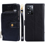 Zipper Bag Leather Phone Case, For OPPO A57 4G 2022, For OPPO Reno7 A JP Version, For Huawei nova 10, For Motorola Moto G62 5G, For Huawei nova 10 Pro, For Nokia C100, For Nokia C200, For Samsung Galaxy A73 5G, For Samsung Galaxy M13, For Xiaomi 12S Ultra