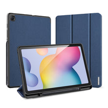 Load image into Gallery viewer, DUX DUCIS Domo Series Horizontal Flip Magnetic PU Leather Case with Three-folding Holder &amp; Pen Slot