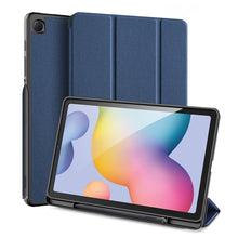 Load image into Gallery viewer, DUX DUCIS Domo Series Horizontal Flip Magnetic PU Leather Case with Three-folding Holder &amp; Pen Slot, For Galaxy Tab S6 Lite 10.4 inch