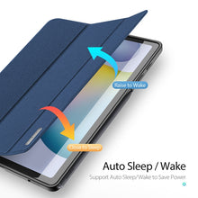 Load image into Gallery viewer, DUX DUCIS Domo Series Horizontal Flip Magnetic PU Leather Case with Three-folding Holder &amp; Pen Slot, For Galaxy Tab S6 Lite 10.4 inch